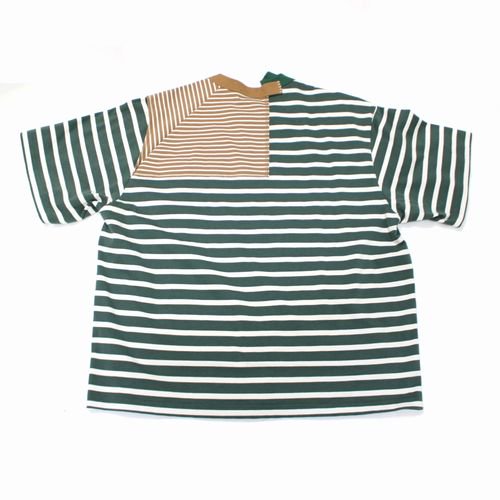 kolor カラー 22SS ドッキングボーダーTシャツ - ブランド古着買取