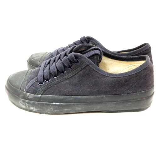 MAISON EUREKA × REPRODUCTION OF FOUND メゾンエウレカ SUEDE NAVAL TRAINER スニーカー -  ブランド古着買取・販売unstitchオンラインショップ