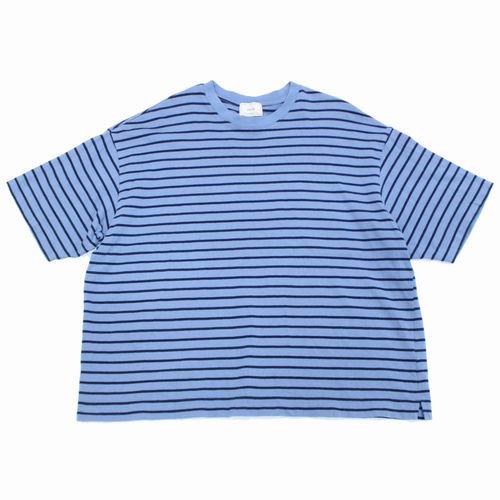 EVCON エビコン 22AW Border Wide S/S Tee Tシャツ - ブランド古着買取