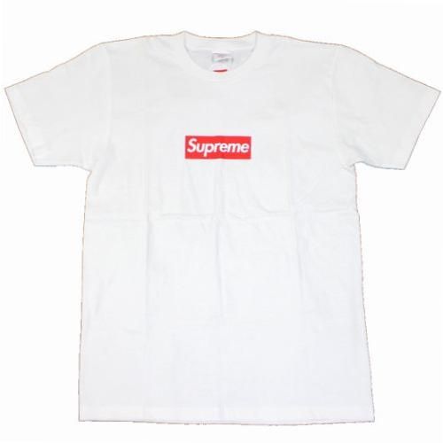 色はホワイトですsupreme　2001ss patriot box logo tee Tシャツ