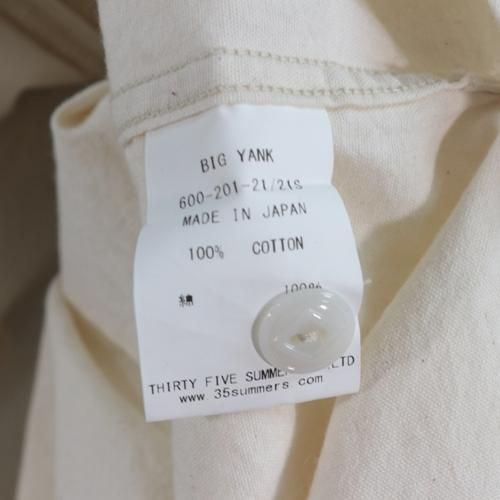 BIG YANK ビックヤンク 21SS U54 QLS SHIRTS CHAMBRAY