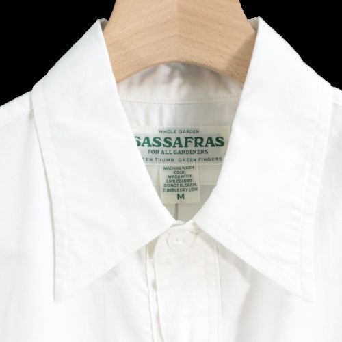 SASSAFRAS ササフラス Wheel Barrow Shell Shirt 1/2 半袖シャツ M