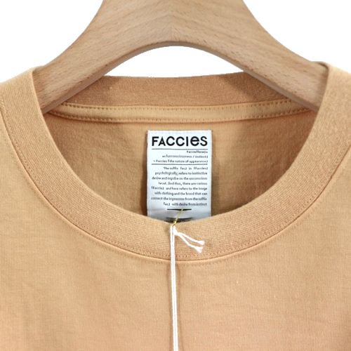 FACCIES ファッチーズ 21SS ORIGINAL BASIC TOUGH TEE Tシャツ 2 ベージュ -  ブランド古着買取・販売unstitchオンラインショップ