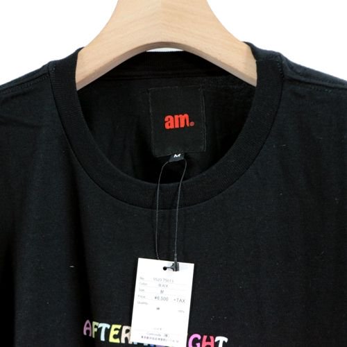 am エーエム AFTER MID NIGHT Tシャツ AKIRA MOWATT M ブラック