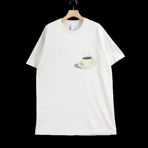 gourmet jeans グルメジーンズ グルメな美食T(珈琲) Tシャツ L グレー