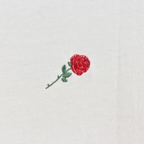 6397 シックススリーナインセブン バラ刺繍 Tシャツ XS オフ