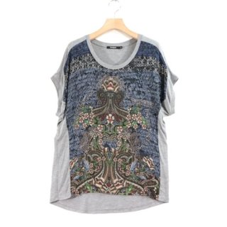 Desigual ǥ Pi Indian Floral Tshirt T XL 졼