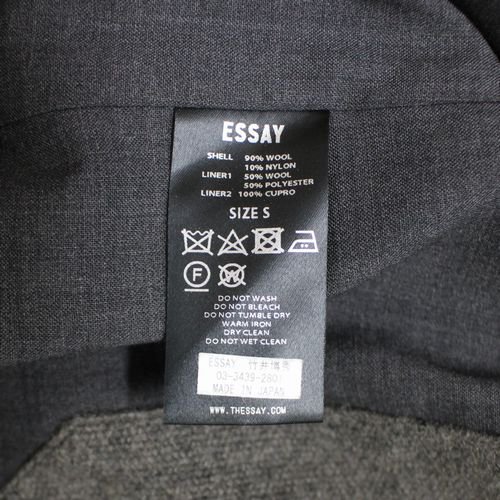 ESSAY エッセイ 19AW CAPE COAT ケープコート - ブランド古着買取