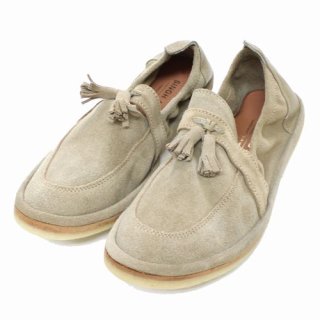 SINGH AND SON シンアンドアン KISHTEE LOAFER DOUBLE CREPE SOLE BEIGE 9 ローファー シューズ