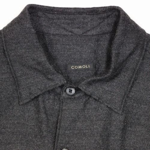 COMOLI コモリ 21SS ウールシルク シャツ - ブランド古着買取・販売 