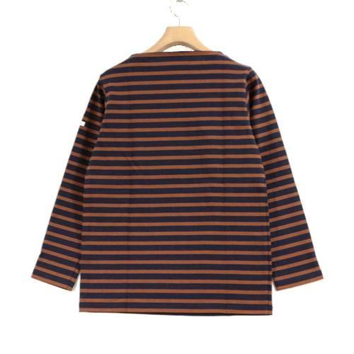 ORCIVAL オーシバル　バスクシャツ　ブラウン　ネイビー　ホワイト2枚セット ORCIVAL オーシバル クルーネック 半袖Tシャツ B258 レディース