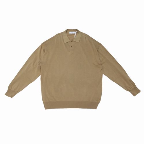 Graphpaper グラフペーパー 21SS Suvin Oversized L/S Polo オーバー