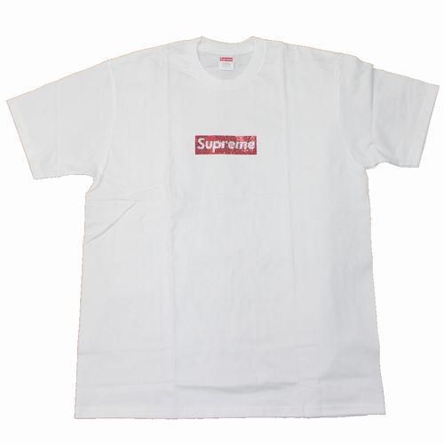 シルバー金具 シュプリーム ✖️スワロフスキー Box logo tee Sサイズ