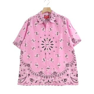 Supreme ץ꡼ 21SS Bandana Silk S/S Shirt Х 륯  M ԥ