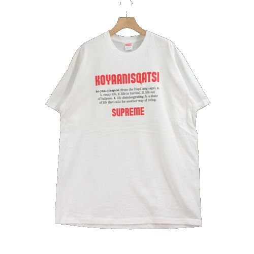 Supreme シュプリーム 20AW Koyaanisqatsi Tee Tシャツ L ホワイト