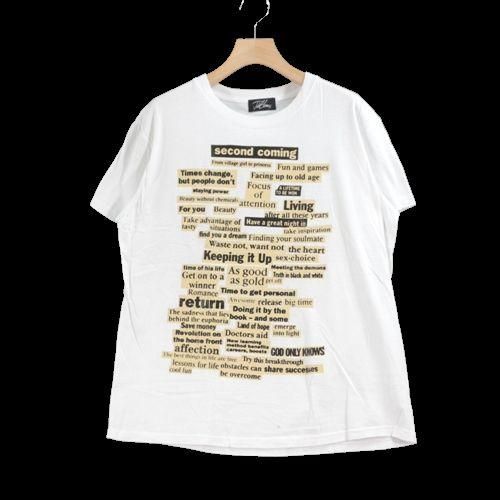 JUDY BLAME ジュディブレーム 英字 Tシャツ M ホワイト JUDY BLAME ジュディブレーム 英字 Tシャツ M ホワイト