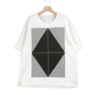 LAD MUSICIAN åɥߥ塼 Geometric Pattern TEE  T 42 ۥ磻