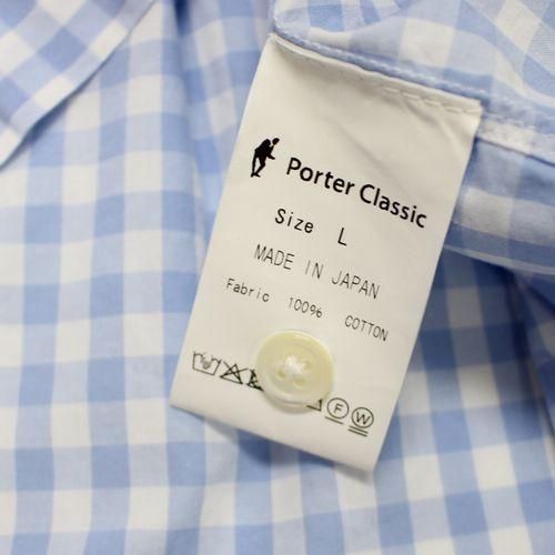 Porter Classic ポータークラシック ROLL UP TRICOLOR GINGHAM CHECK