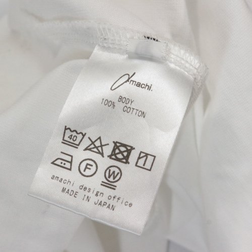 amachi アマチ 20SS Contour Line T-Shirt Tシャツ 5 ホワイト