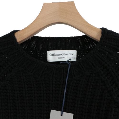 Officine Generale オフィシンジェネラル 18AW RIB STITCH CREW NECK