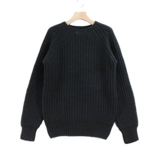 Officine Generale ե󥸥ͥ 18AW RIB STITCH CREW NECK SCOTTISH WOOL 롼ͥå ˥å