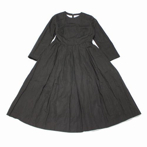 YAECA ヤエカ WRITE TUCK DRESS ワンピース S ブラウン - ブランド古着