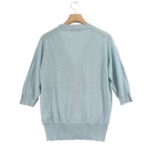 MARGARET HOWELL カーディガン 淡いブルー MARGARET HOWELL マーガレットハウエル FINE LINEN リネン