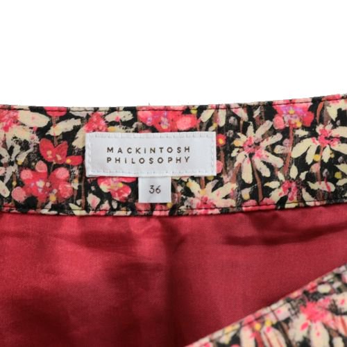 MACKINTOSH PHILOSOPHY マッキントッシュフィロソフィー 花柄 スカート