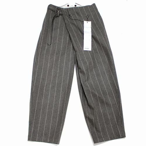 KHOKI コッキ 22AW Wrap Trousers ラップパンツ - ブランド古着買取・販売unstitchオンラインショップ