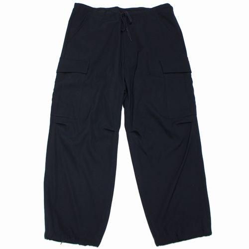 comoli 21ss ウールギャバ6Pパンツ navy  size1