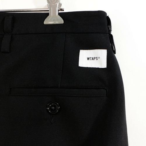 WTAPS ダブルタップス 19AW TUCK 01 2タックパンツ 3(L) ブラック - ブランド古着買取・販売unstitchオンラインショップ