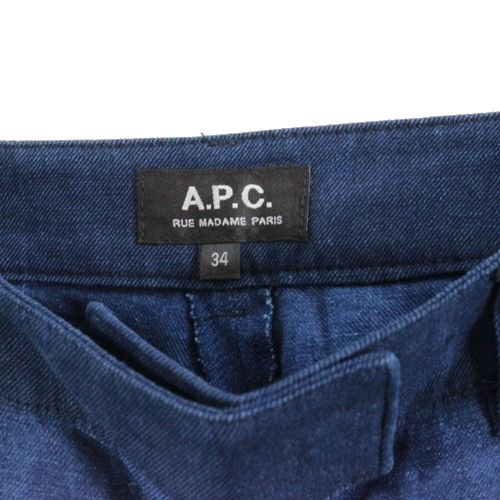 多少の差異はお許しくださいAPC CANEVAS INDIGO パンツ size 34