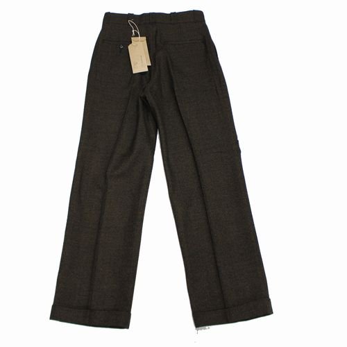 Taiga Takahashi タイガ タカハシ WORK TROUSERS LOT.201 Melange Black ワーク トラウザーズ パンツ  - ブランド古着買取・販売unstitchオンラインショップ