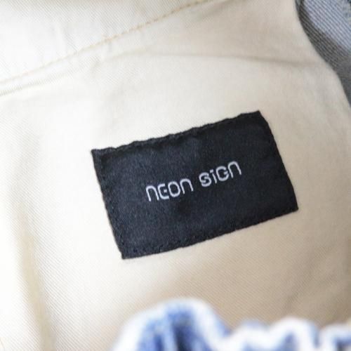 neonsign ネオンサイン WIDE DENIM SLACKS ワイドデニム