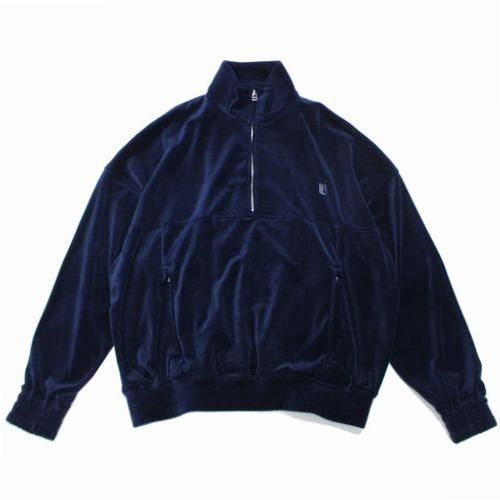 LITTLEBIG リトルビッグ 22AW Velour Track Top ベロア トラックジャケット プルオーバー XL ネイビー -  ブランド古着買取・販売unstitchオンラインショップ