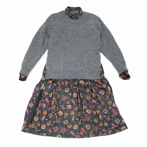 JUNYA WATANABE COMME des GARCONS ジュンヤワタナベ 19AW ドッキングニットワンピース -  ブランド古着買取・販売unstitchオンラインショップ