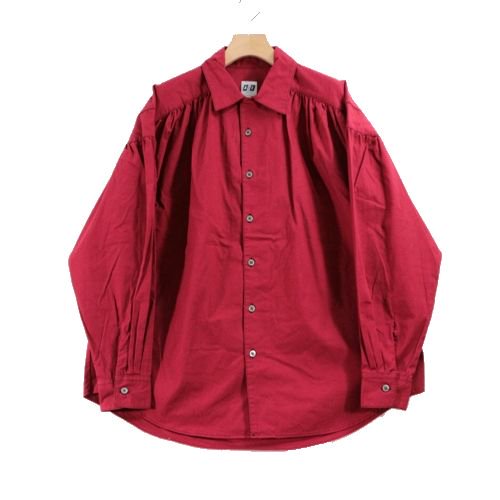 AiE エーアイイー 20AW Painter Shirt Cotton Broadcloth ペインターシャツ M レッド -  ブランド古着買取・販売unstitchオンラインショップ