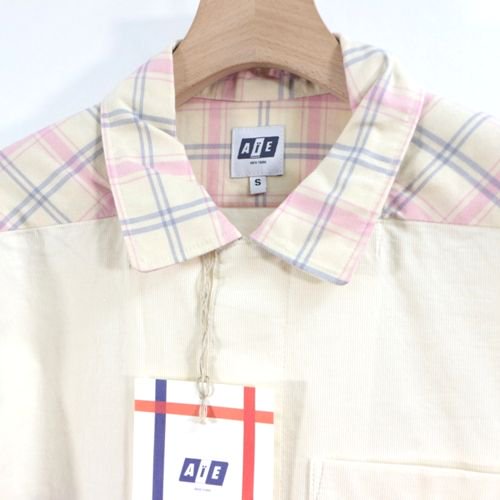 AiE エーアイイー Coach Shirt -Cotton Plaid. コーチシャツ S