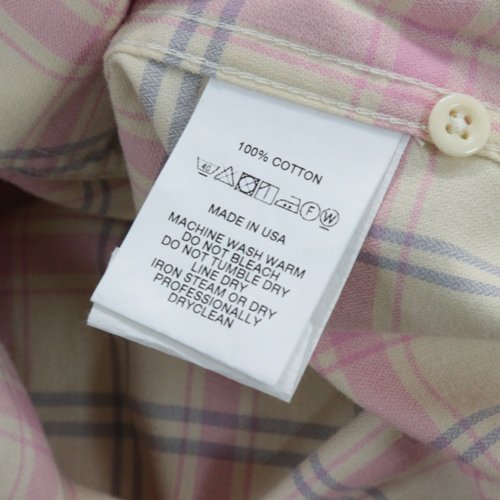 AiE エーアイイー Coach Shirt -Cotton Plaid. コーチシャツ S