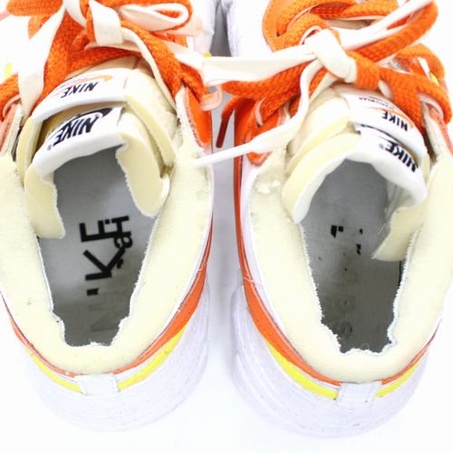 NIKE × sacai × KAWS BLAZER LOW MAGMA ORANGE ブレザー ロー マグマ オレンジ US9.5 ホワイト -  ブランド古着買取・販売unstitchオンラインショップ