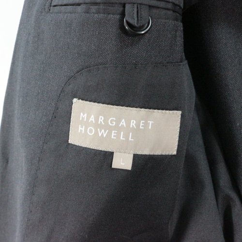 MARGARET HOWELL マーガレットハウエル ウール テーラード ジャケット L グレー -  ブランド古着買取・販売unstitchオンラインショップ
