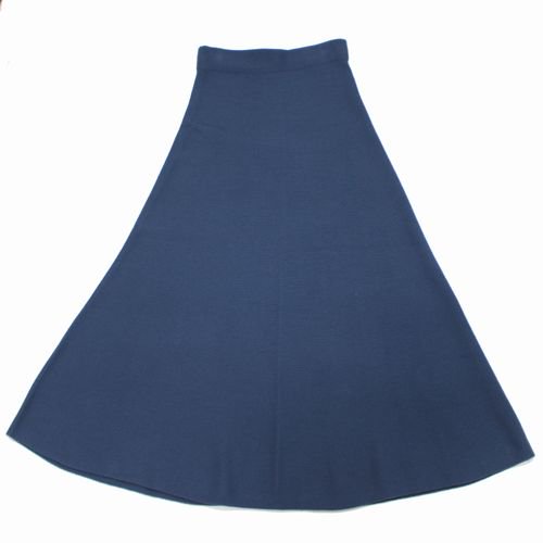 L'Appartement アパルトモン 20AW Knit Long Skirt ニットロングスカート 36 ブルー -  ブランド古着買取・販売unstitchオンラインショップ
