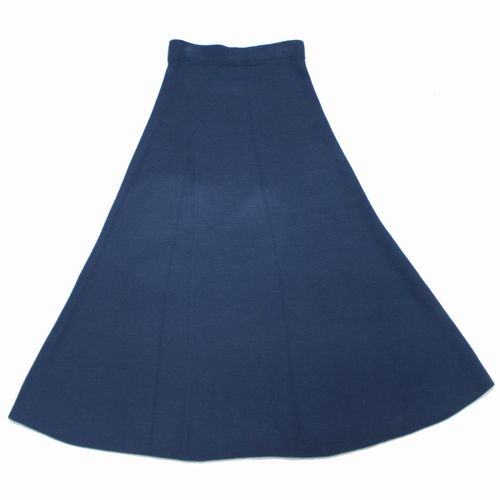 L'Appartement アパルトモン 20AW Knit Long Skirt ニットロングスカート 36 ブルー -  ブランド古着買取・販売unstitchオンラインショップ