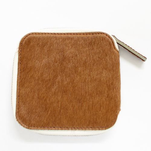 _FOT フォート pouch square ポーチ スクエア ブラウン - ブランド古着買取・販売unstitchオンラインショップ