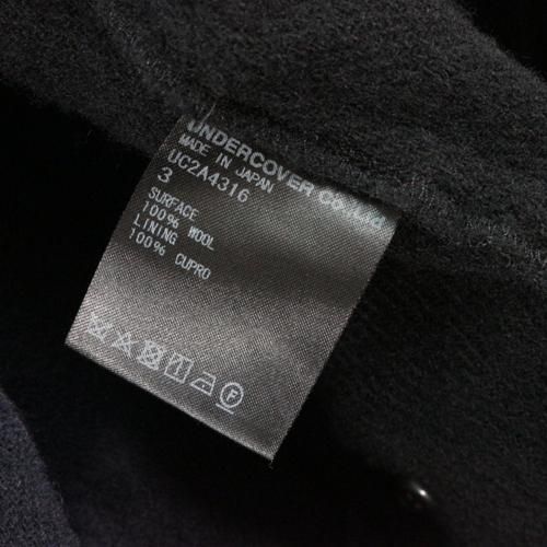 UNDERCOVER アンダーカバー 21AW 縮絨レイヤードブルゾンコート UNDERCOVER アンダーカバー 21AW 縮絨レイヤードブルゾンコート