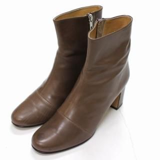 Steven Alan ƥ֥󥢥 LEATHER SHORT BOOTS 쥶硼ȥ֡ 37 1/2 ⥫