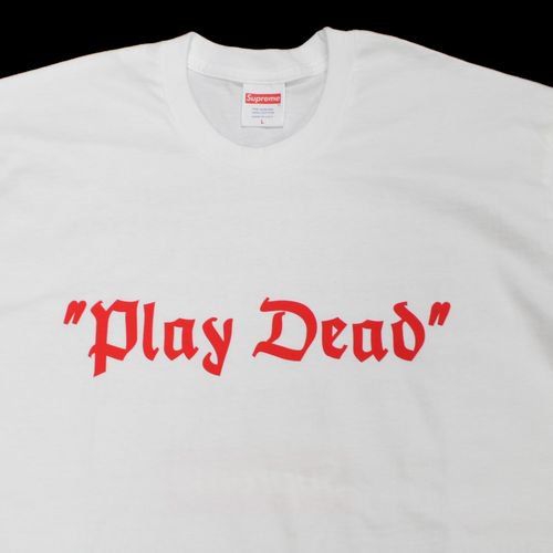 Supreme シュプリーム 22AW Play Dead Tee Tシャツ L ホワイト 