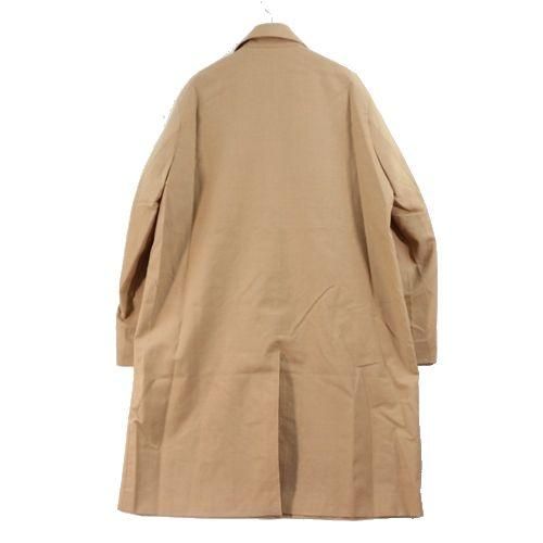 UNDERCOVER　アンダーカバー　ステンカラーコート　比翼ボタン　ベージュ UNDERCOVER アンダーカバー 22SS モヘヤウールダーツステン