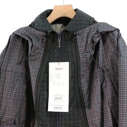 UNDERCOVER アンダーカバー 22SS レイヤードコート 3 グリーン UNDERCOVER アンダーカバー 22SS レイヤードコート 3 グリーン