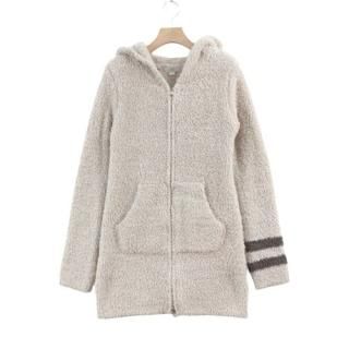 BAREFOOT DREAMS ٥եåȥɥ꡼ॹ Long Zip Hoodie with stripe 󥰥åץաǥ ѡ S 